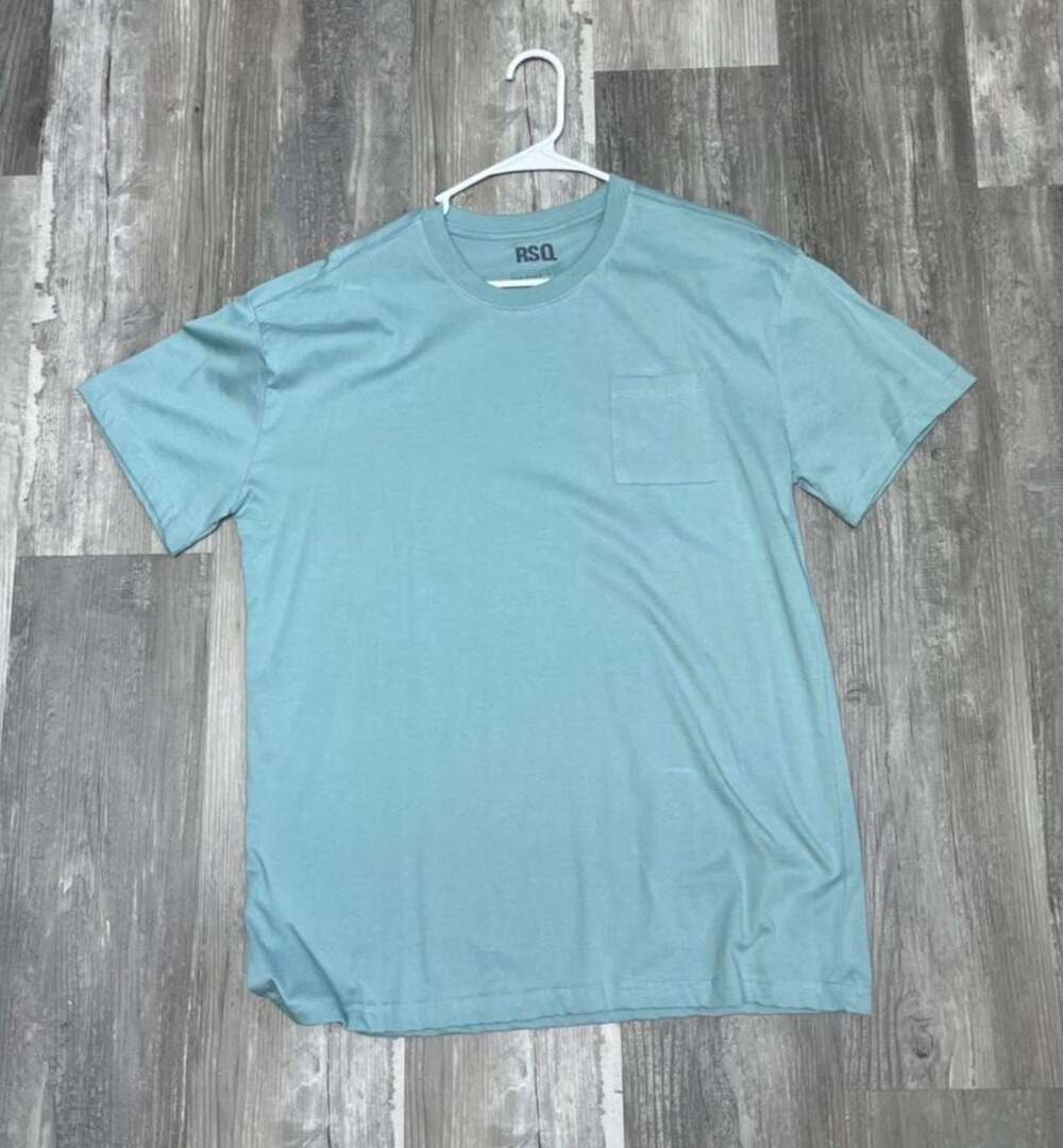 RSQ Men's Size M Blue Short Sleeve Pocket T-Shirt